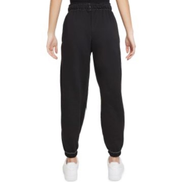 Nike NSW SWOOSH EASY FLEECE graphic JOGGER Women plus XXL Black white new w tags - Picture 6 of 12